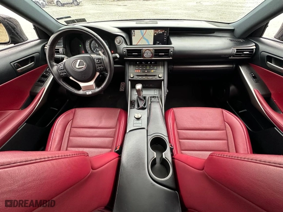 2019 Lexus IS with VIN JTHC81D22K5035098, listed as a Copart auction lot 52459935 with 165,348 mi miles and Clean Title. Bid and sale history available at carsss.com. Image 9.