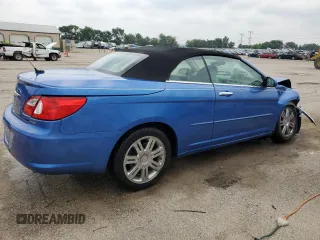 2008 Chrysler Sebring Limited с VIN 1C3LC65M58N260965, выставлен на аукционе Copart как лот 59744215 с пробегом 67 891 миль миль и Списание • Salvage title. История ставок и продаж доступна на DreamBid. Изображение 3.