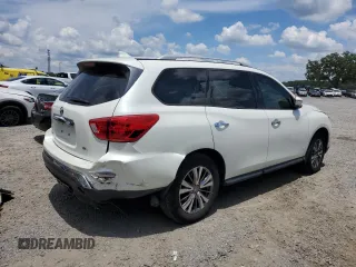 2019 Nissan Pathfinder SL with VIN 5N1DR2MNXKC652937, listed as a Copart auction lot 60358885 with 56,662 mi miles and Non repairable. Bid and sale history available at DreamBid. Image 3.