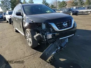 2020 Nissan Pathfinder S with VIN 5N1DR2AM0LC637392, listed as a Copart auction lot 83406504 with 82,841 mi miles and Salvage Title. Bid and sale history available at carsss.com. Image 11.