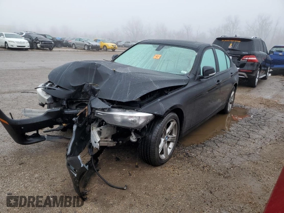 2015 BMW 3 Series 320i xDrive with VIN WBA3C3C58FP664265, listed as a Copart auction lot 40079394 with 0 mi miles and Salvage Title. Bid and sale history available at carsss.com. Image 1.