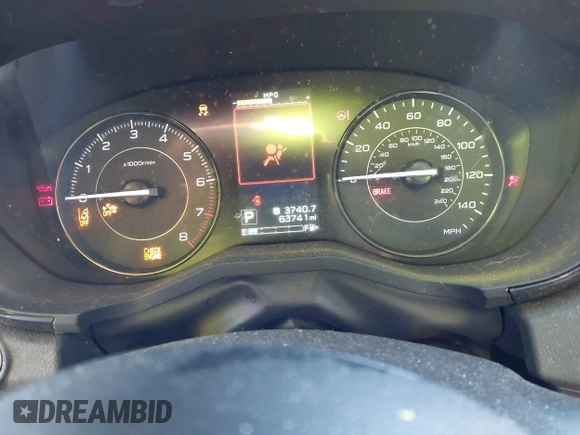 2022 Subaru Impreza z VIN 4S3GTAB61N3726954, wystawiony jako IAAI lot #40907954 z przebiegiem 63 741 mil mil oraz . Historia ofert i sprzedaży dostępna na DreamBid. Obrazek 7.