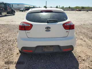 2013 Kia Rio LX with VIN KNADM5A3XD6295085, listed as a Copart auction lot 71874544 with 124,282 mi miles and Clean Title. Bid and sale history available at carsss.com. Image 6.