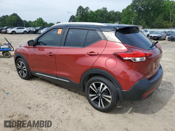 2019 Nissan Kicks SR z VIN 3N1CP5CU4KL538147, wystawiony jako Copart lot #57246385 z przebiegiem 161 391 mil mil oraz Szkoda całkowita • Salvage title. Historia ofert i sprzedaży dostępna na DreamBid. Obrazek 2.