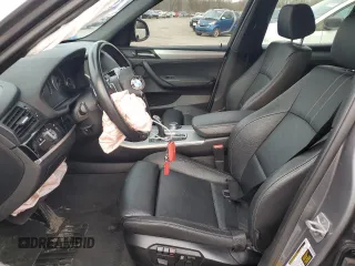 2017 BMW X3 xDrive35i with VIN 5UXWX7C58H0U40354, listed as a Copart auction lot 52769395 with 67,047 mi miles and Salvage Title. Bid and sale history available at DreamBid. Image 7.