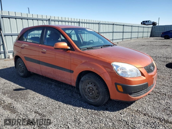 2008 Kia Rio LX with VIN KNADE163X86433096, listed as a Copart auction lot 50166155 with 219,883 mi miles and Clean Title. Bid and sale history available at carsss.com. Image 4.