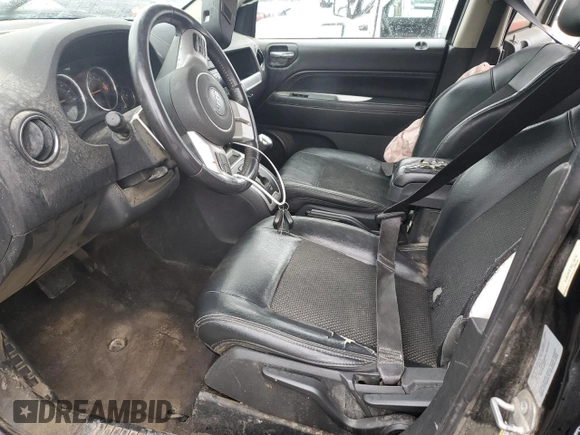 2017 Jeep Compass High Altitude with VIN 1C4NJDEB7HD210216, listed as a Copart auction lot 56541085 with 94,397 mi miles and Salvage title. Bid and sale history available at DreamBid. Image 7.