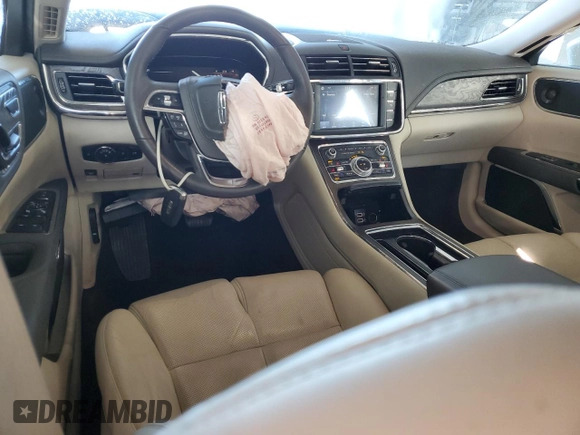 2020 Lincoln Continental Standard with VIN 1LN6L9PK3L5604366, listed as a Copart auction lot 85055304 with 32,594 mi miles and Salvage Title. Bid and sale history available at carsss.com. Image 8.
