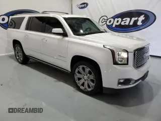 2017 GMC Yukon XL Denali with VIN 1GKS2HKJ9HR263946, listed as a Copart auction lot 46331093 with 77,861 mi miles and Salvage Title. Bid and sale history available at carsss.com. Image 4.