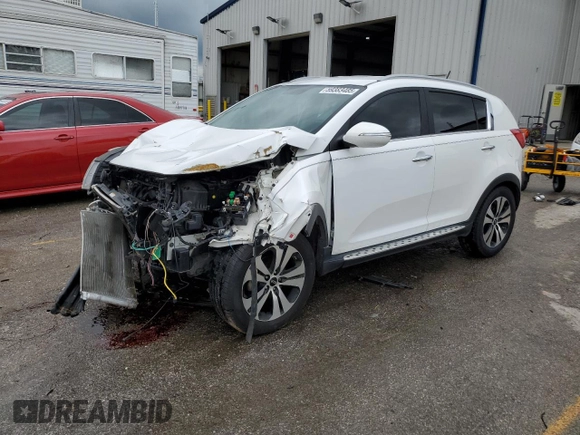 2012 Kia Sportage EX z VIN KNDPC3A27C7342953, wystawiony jako Copart lot #59383485 z przebiegiem 127 635 mil mil oraz Szkoda całkowita • Salvage title. Historia ofert i sprzedaży dostępna na DreamBid. Obrazek 1.