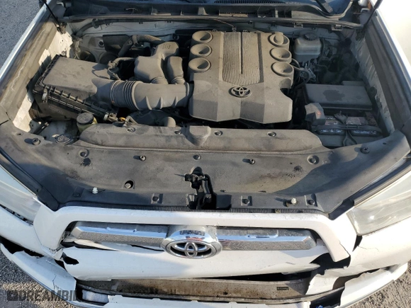 2010 Toyota 4Runner SR5 with VIN JTEZU5JR4A5005935, listed as a Copart auction lot 44055415 with 258,895 mi miles and Salvage Title. Bid and sale history available at carsss.com. Image 12.