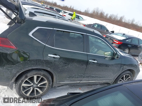 2019 Nissan Rogue SL with VIN 5N1AT2MV7KC726626, listed as a IAAI auction lot 41460387 with 54,739 mi miles. Bid and sale history available at carsss.com. Image 14.