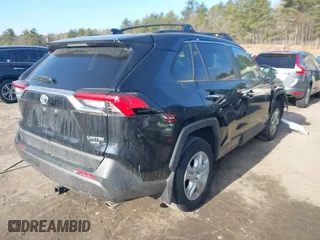 2019 Toyota RAV4 Limited with VIN JTMN1RFV8KD033205, listed as a IAAI auction lot 41751355 with 26,319 mi miles. Bid and sale history available at carsss.com. Image 4.