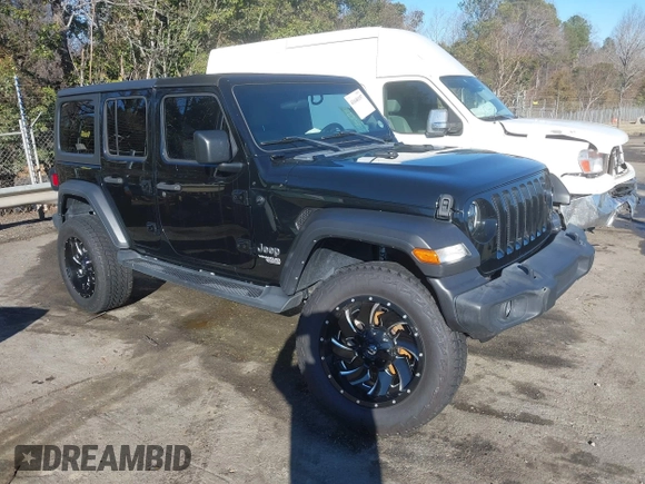 2018 Jeep Wrangler Unlimited Sport с VIN 1C4HJXDN5JW131695, выставлен на аукционе IAAI как лот 41640197 с пробегом 115 622 миль миль и . История ставок и продаж доступна на DreamBid. Изображение 1.
