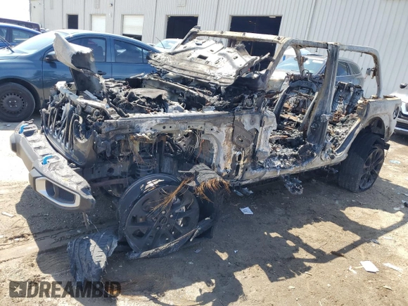2022 Jeep Wrangler Unlimited Sahara with VIN 1C4JJXP65NW280930, listed as a Copart auction lot 61955025 with Not provided miles and Non repairable. Bid and sale history available at DreamBid. Image 1.