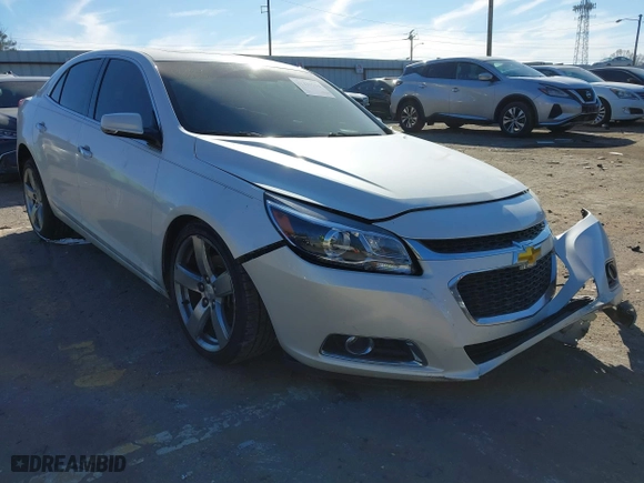 2014 Chevrolet Malibu LTZ with VIN 1G11J5SX7EF204252, listed as a IAAI auction lot 41439734 with 193,123 mi miles. Bid and sale history available at carsss.com. Image 1.