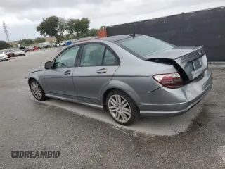 2008 Mercedes-Benz C 350 Sport with VIN WDDGF56X28F045891, listed as a Copart auction lot 62708985 with Not provided miles and Salvage title. Bid and sale history available at DreamBid. Image 2.