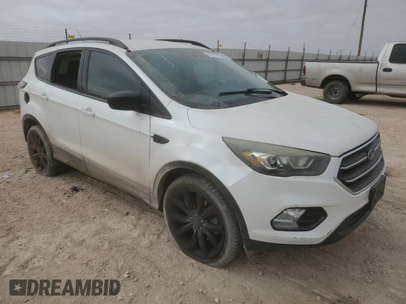 2017 Ford Escape SE with VIN 1FMCU0G98HUA13634, listed as a Copart auction lot 45851795 with 0 mi miles and Salvage Title. Bid and sale history available at carsss.com. Image 4.