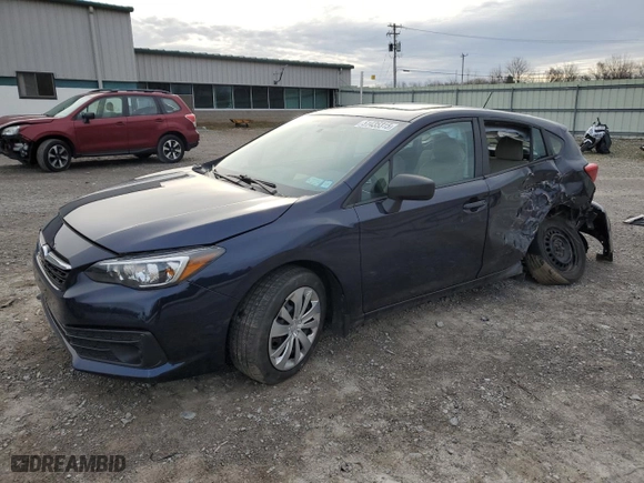 2021 Subaru Impreza with VIN 4S3GTAB69M3714324, listed as a Copart auction lot 51435315 with 40,805 mi miles and Salvage Title. Bid and sale history available at carsss.com. Image 1.