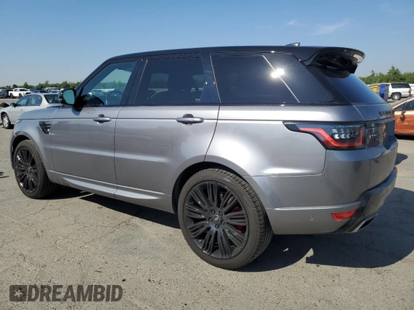 2021 Land Rover Range Rover Sport HSE Dynamic with VIN SALWR2SE2MA770665, listed as a Copart auction lot 54394605 with 27,284 mi miles and Salvage title. Bid and sale history available at DreamBid. Image 2.