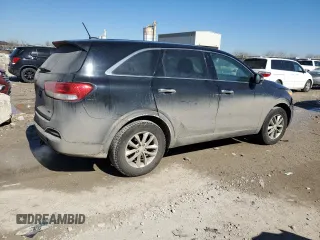 2016 Kia Sorento LX with VIN 5XYPG4A37GG043586, listed as a Copart auction lot 46790385 with 184,870 mi miles and Salvage Title. Bid and sale history available at carsss.com. Image 3.
