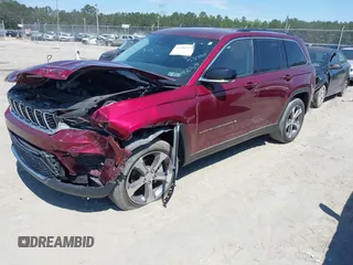 2023 Jeep Grand Cherokee Limited with VIN 1C4RJHBGXPC531390, listed as a IAAI auction lot 42181975 with 21,468 mi miles and . Bid and sale history available at DreamBid. Image 2.
