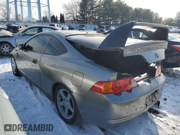 2002 Acura RSX Auto with VIN JH4DC54832C010155, listed as a Copart auction lot 41768495 with 217,946 mi miles and Salvage Title. Bid and sale history available at carsss.com. Image 2.