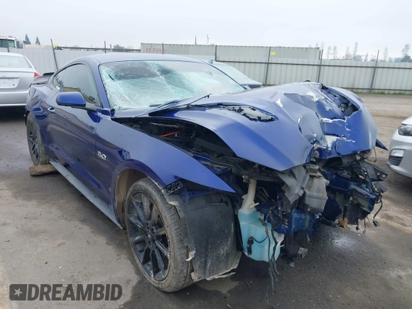 2016 Ford Mustang GT with VIN 1FA6P8CF1G5230668, listed as a IAAI auction lot 41359906 with 107,060 mi miles. Bid and sale history available at carsss.com. Image 1.