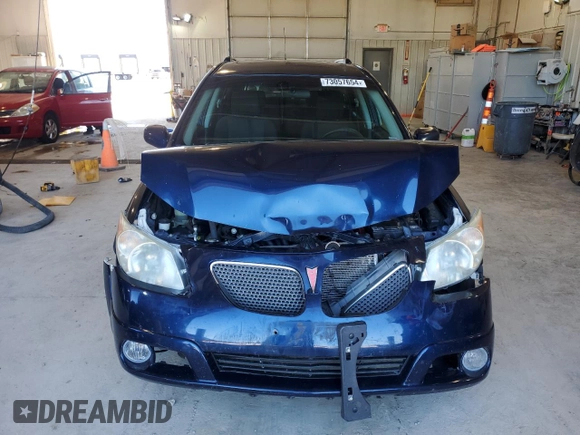 2008 Pontiac Vibe with VIN 5Y2SL65848Z408333, listed as a Copart auction lot 73057654 with 144,124 mi miles and Salvage Title. Bid and sale history available at carsss.com. Image 5.
