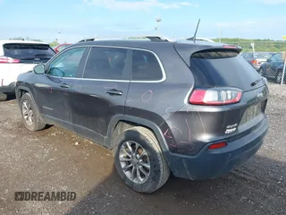 2019 Jeep Cherokee Latitude Plus with VIN 1C4PJMLB8KD208039, listed as a IAAI auction lot 42166196 with 126,327 mi miles and . Bid and sale history available at carsss.com. Image 3.
