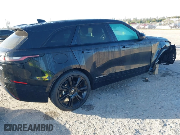 2022 Land Rover Range Rover Velar R-Dynamic S with VIN SALYT2EX0NA344160, listed as a IAAI auction lot 41582847 with 11,640 mi miles and . Bid and sale history available at DreamBid. Image 4.