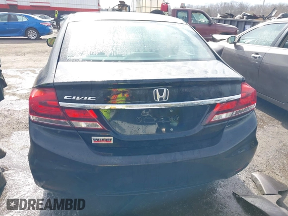 2014 Honda Civic Sedan LX with VIN 2HGFB2F55EH540032, listed as a IAAI auction lot 41458693 with 167,549 mi miles. Bid and sale history available at carsss.com. Image 17.