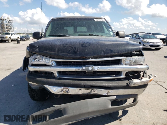 2001 Chevrolet Suburban LS with VIN 3GNEC16T01G227827, listed as a Copart auction lot 72776434 with 0 mi miles and Salvage Title. Bid and sale history available at carsss.com. Image 5.