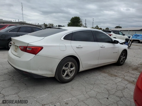 2017 Chevrolet Malibu LS with VIN 1G1ZB5ST5HF223268, listed as a Copart auction lot 75449814 with 152,511 mi miles and Non Repairable. Bid and sale history available at carsss.com. Image 3.