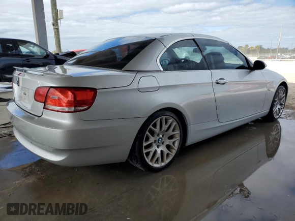2007 BMW 3 Series 328i with VIN WBAWR33587PX75119, listed as a Copart auction lot 81306904 with 78,143 mi miles and Non repairable. Bid and sale history available at DreamBid. Image 3.