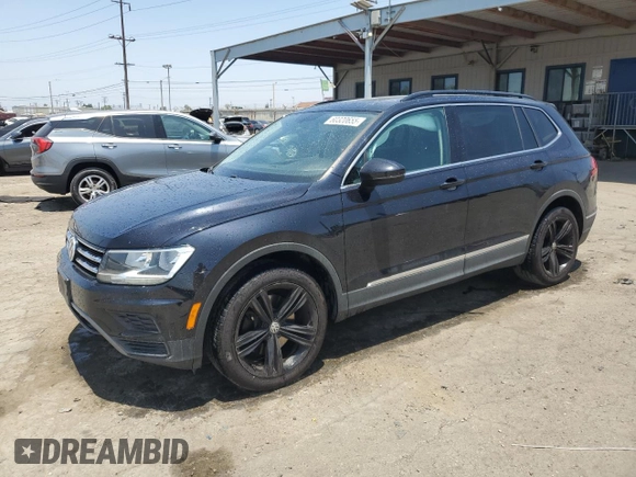 2018 Volkswagen Tiguan SEL with VIN 3VV3B7AX0JM051848, listed as a Copart auction lot 60320655 with 75,141 mi miles and Salvage title. Bid and sale history available at DreamBid. Image 1.