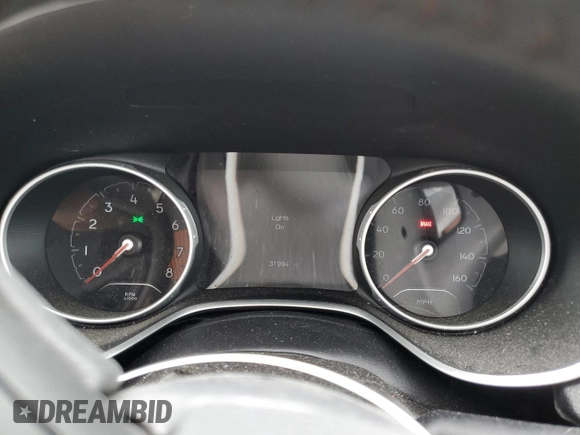 2018 Jeep Compass Latitude with VIN 3C4NJDBB9JT114947, listed as a Copart auction lot 56967075 with 31,994 mi miles and Salvage title. Bid and sale history available at DreamBid. Image 9.
