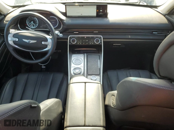 2022 Genesis GV80 z VIN KMUHCESC7NU076679, wystawiony jako Copart lot #57894835 z przebiegiem 49 882 mil mil oraz Szkoda całkowita • Salvage title. Historia ofert i sprzedaży dostępna na DreamBid. Obrazek 8.