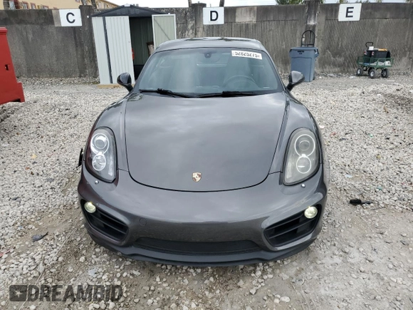 2015 Porsche Cayman with VIN WP0AA2A89FK163969, listed as a Copart auction lot 52825275 with 118,675 mi miles and Salvage Title. Bid and sale history available at DreamBid. Image 5.