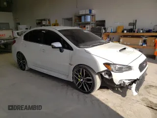 2021 Subaru WRX STI with VIN JF1VA2E67M9806789, listed as a Copart auction lot 47670465 with 32,838 mi miles and Salvage Title. Bid and sale history available at carsss.com. Image 4.