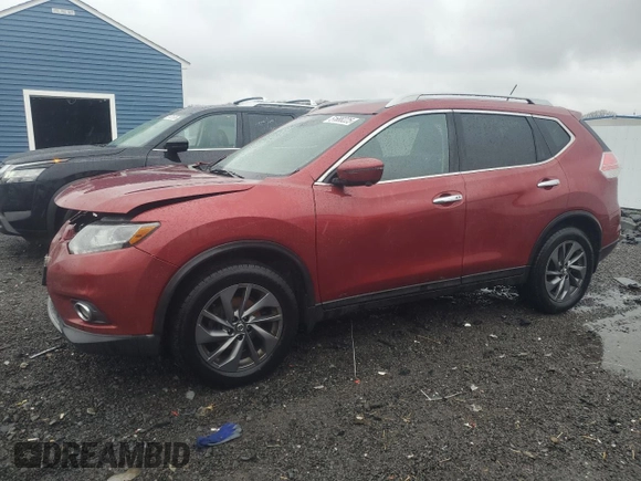 2016 Nissan Rogue SL with VIN 5N1AT2MV2GC830013, listed as a Copart auction lot 51688225 with 157,544 mi miles and Salvage Title. Bid and sale history available at DreamBid. Image 1.