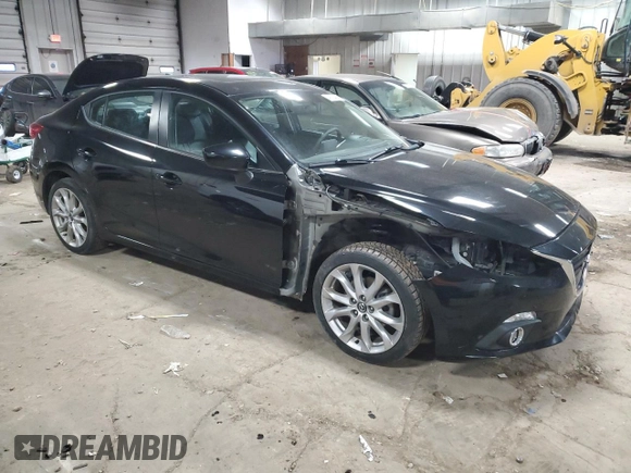 2015 Mazda 3 S Touring with VIN JM1BM1V31F1225407, listed as a Copart auction lot 43724935 with 77,482 mi miles and Clean Title. Bid and sale history available at DreamBid. Image 4.