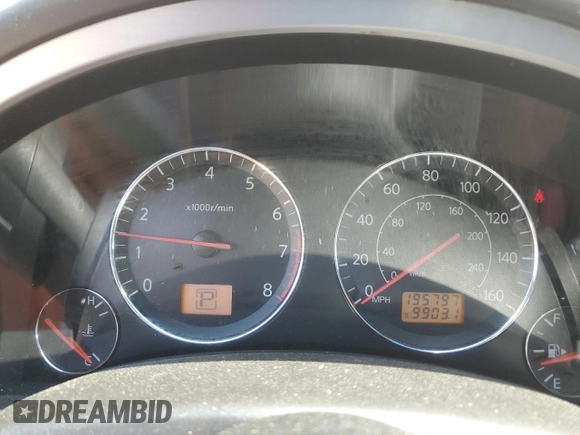 2004 Infiniti FX with VIN JNRAS08W54X224093, listed as a Copart auction lot 54013415 with 195,797 mi miles and Salvage Title. Bid and sale history available at DreamBid. Image 9.