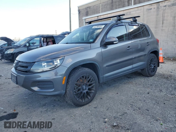 2013 Volkswagen Tiguan with VIN WVGCV3AXXDW611177, listed as a Copart auction lot 82296484 with 95,814 mi miles and Clean Title. Bid and sale history available at DreamBid. Image 1.