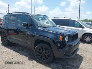 2018 Jeep Renegade Latitude with VIN ZACCJBBB2JPH59443, listed as a IAAI auction lot 42555557 with 66,689 mi miles and . Bid and sale history available at DreamBid. Image 1.