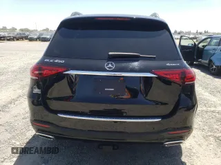 2021 Mercedes-Benz GLE 450 with VIN 4JGFB5KE9MA321329, listed as a Copart auction lot 55639335 with 47,069 mi miles and Salvage title. Bid and sale history available at DreamBid. Image 6.
