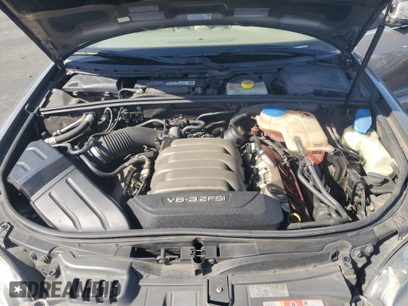 2007 Audi A4 3.2L with VIN WAUDH48H27K021925, listed as a Copart auction lot 60487555 with 143,947 mi miles and Salvage title. Bid and sale history available at DreamBid. Image 11.
