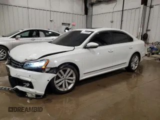 2018 Volkswagen Passat SEL Premium z VIN 1VWCA7A38JC029626, wystawiony jako Copart lot #52119595 z przebiegiem 63 342 mil mil oraz Nie do naprawy • Non repairable. Historia ofert i sprzedaży dostępna na DreamBid. Obrazek 1.