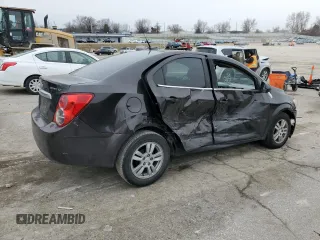 2014 Chevrolet Sonic LT with VIN 1G1JC5SH2E4242891, listed as a Copart auction lot 44350635 with 160,640 mi miles and Salvage Title. Bid and sale history available at DreamBid. Image 3.