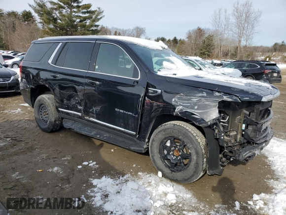 2023 GMC Yukon Denali with VIN 1GKS1DKL0PR263524, listed as a Copart auction lot 44509635 with 32,911 mi miles and Clean Title. Bid and sale history available at DreamBid. Image 4.